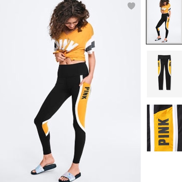 PINK Victoria's Secret Pants - NEW VS PINK HIGH-WAIST POCKET LEGGING